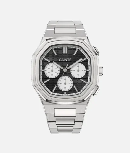 Cainte Claude Chrono Watch Black/White