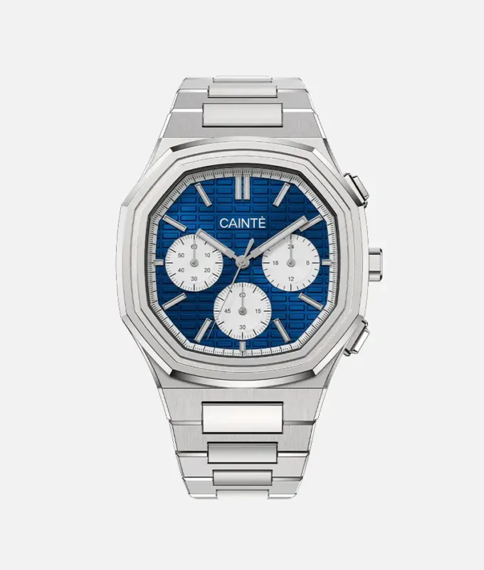 Claude Chrono Cainte Watch White /Blue /