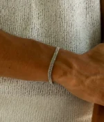 Cainte Silver Cuban Bracelet 5MM