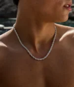 Cainte Silver Rope Chain 5MM