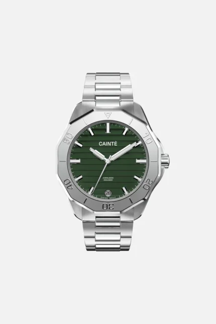 CORALSEEK Green, Swiss Movement, Quartz Watch