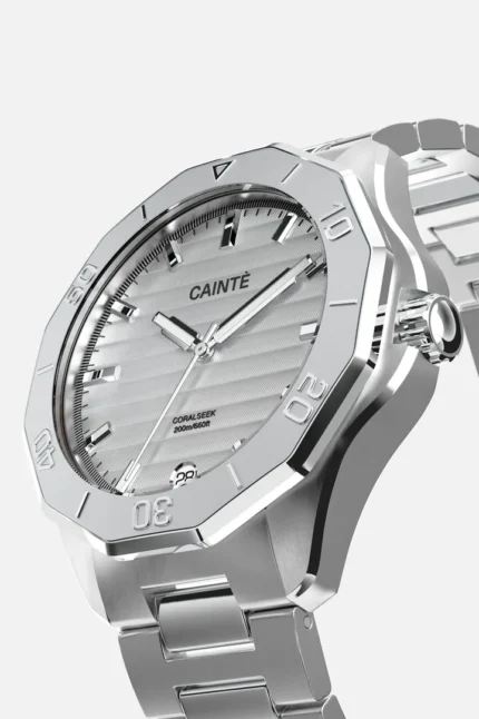 CORALSEEK White Swiss Movement Quartz Watch