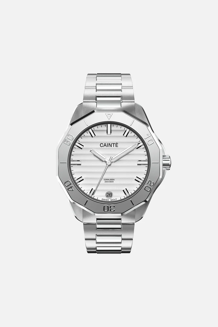 CORALSEEK White Swiss Movement Quartz Watch CORALSEEK White Swiss Movement Quartz Watch