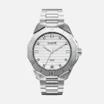 Cainte Silver Luxury Dive Watch | Stainless Steel Bracelet