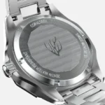 Cainte Silver Luxury Dive Watch | Stainless Steel Bracelet