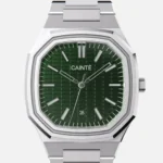 CAINTÉ Green Dial Watch for Men – Luxury Stainless Steel Design