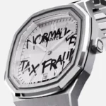 CAINTÉ Tax Fraud Watch 2026 – Premium White Dial Stainless Steel