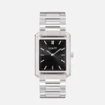 CAINTÉ Black Rectangular Watch 2026 – Premium Stainless Steel Design