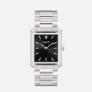 CAINTÉ Black Rectangular Watch 2026 – Premium Stainless Steel Design