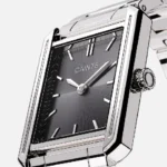 CAINTÉ Black Rectangular Watch 2026 – Premium Stainless Steel Design