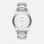 CAINTÉ White Dial Watch for Men – Luxury Stainless Steel Watch