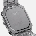 CAINTÉ Square Silver Watch for Men – Stainless Steel Design