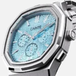 CAINTÉ Blue Dial Chronograph Watch for Men – Stainless Steel