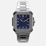 CAINTÉ Blue Square Watch for Men – Stainless Steel Luxury Design