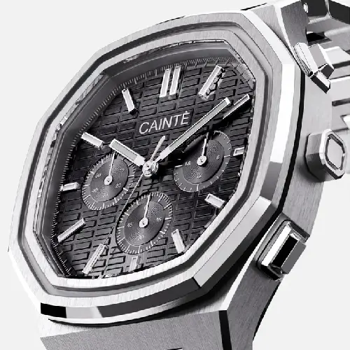 CAINTÉ Black Chronograph Watch – Premium Stainless Steel