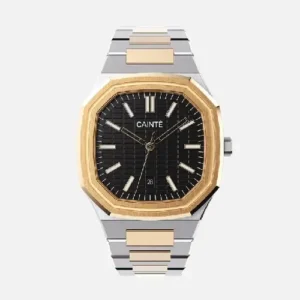 CAINTÉ Black Gold Watch for Men – Stunning Luxury Style