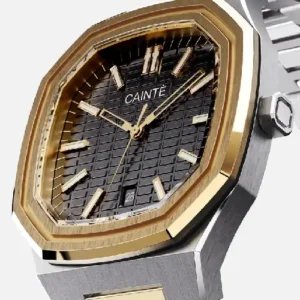CAINTÉ Black Gold Watch for Men – Stunning Luxury Style