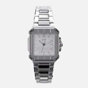 CAINTÉ Silver Square Watch for Women – Stunning Premium Style