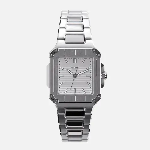 CAINTÉ Silver Square Watch for Women – Stunning Premium Style CAINTÉ Silver Square Watch for Women – Stunning Premium Style