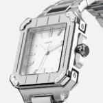 CAINTÉ Silver Square Watch for Women – Stunning Premium Style