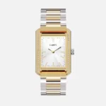 CAINTÉ Two Tone Rectangular Watch for Women – Stunning