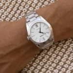 CAINTÉ White Dial Automatic Watch for Men – Clean Style