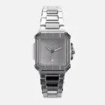 CAINTÉ Silver Rectangular Watch for Women – Stunning
