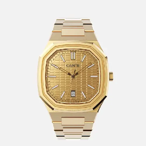 CAINTÉ Gold Dial Watch for Men – Luxe Modern Style CAINTÉ Gold Dial Watch for Men – Luxe Modern Style