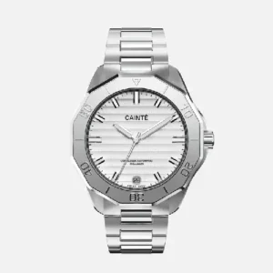CAINTÉ White Dial Sport Watch for Men – Clean Style