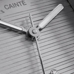 CAINTÉ Silver Rectangular Watch for Women – Stunning