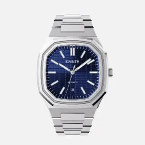 CAINTÉ Blue Dial Automatic Stainless Steel Men's Watch