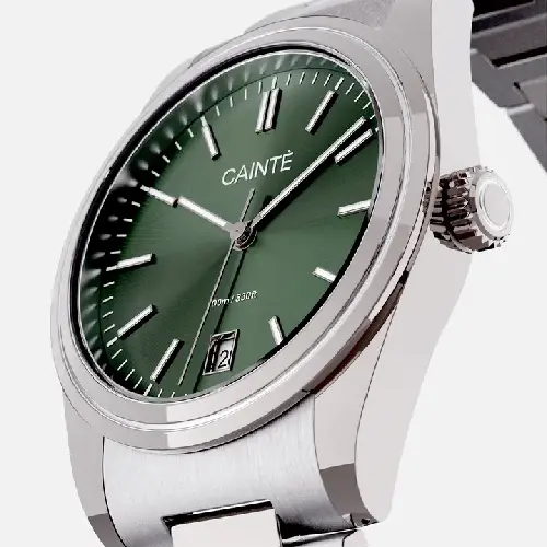 CAINTÉ Green Automatic Watch – Premium Stainless Steel