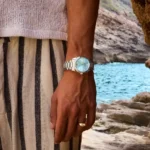 CAINTÉ Sky Blue Dial Automatic Watch for Men – Fresh Style