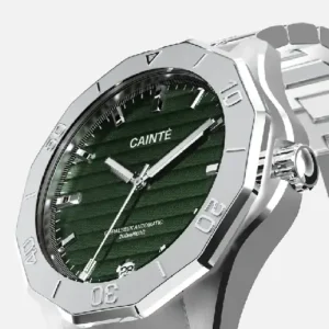 CAINTÉ Green Dial Automatic Watch for Men – Bold Style