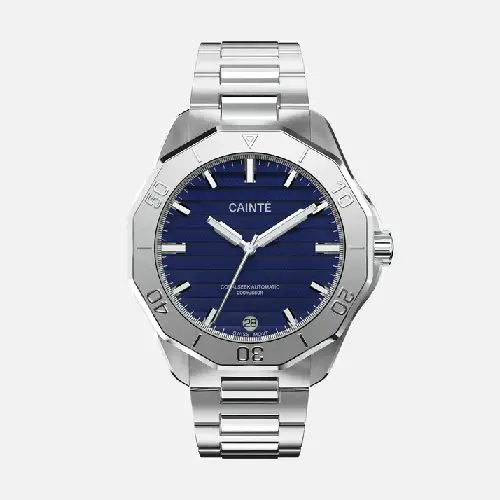 CAINTÉ Navy Blue Dial Automatic Watch for Men – Bold Style CAINTÉ Navy Blue Dial Automatic Watch for Men – Bold Style