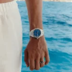 CAINTÉ Navy Blue Dial Automatic Watch for Men – Bold Style