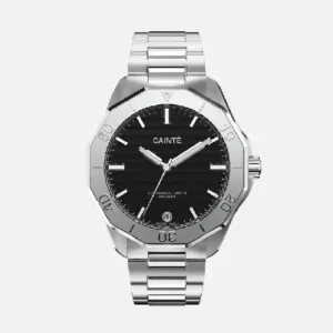 CAINTÉ Black Dial Automatic Watch for Men – Bold Style