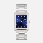 CAINTÉ Blue Rectangular Watch – Premium Stainless Steel