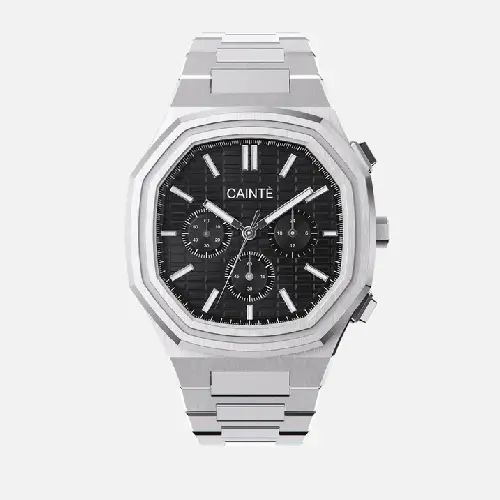 CAINTÉ Black Chronograph Watch – Premium Stainless Steel